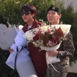 J-Hope completed his military service and was warmly greeted by Jin, who had already finished his own service. During his discharge ceremony, J-Hope expressed gratitude to his fans and the citizens of Wonju for their support.