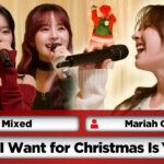 (CC) K-pop idols nail hit holiday songs😎🎄🎤 | Get On The Mic! | Mariah Carey, Ariana Grande