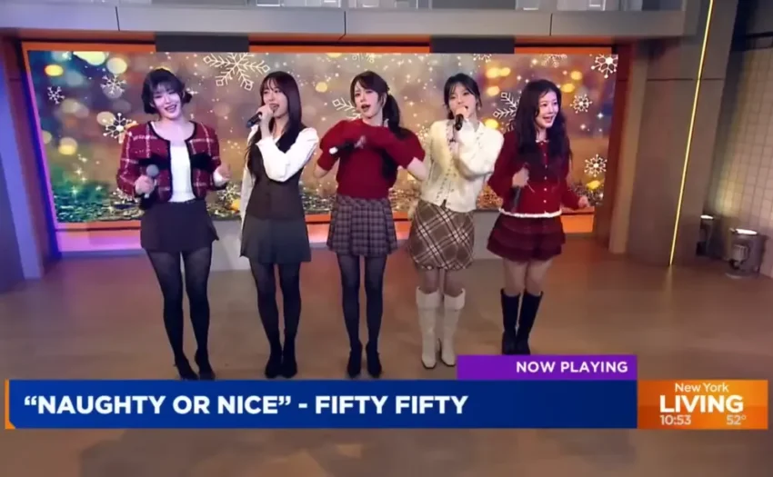 FIFTY FIFTY appeared on PIX11 News, delivering a live performance of their winter track "Naughty or Nice," showcasing their charm and talent. Their U.S. promotions, including a successful "LOVE SPRINKLE TOUR," have solidified their status as a global sensation.